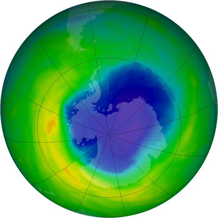 Ozone Map 1991-11-02